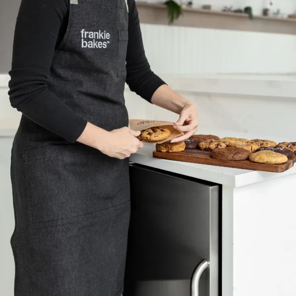 frankie-bakes-retail-3 Frankie Bakes Crossback Chef Apron in Charcoal Color